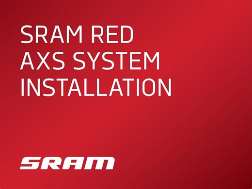 新款SRAM RED AXS电变官方安装和调试教程-简体中文