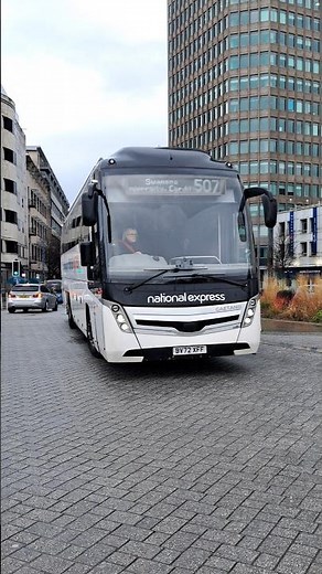 National Express on the 507 to Swansea #nationalexpress #buses