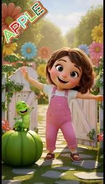 Learn Fruits with Umay! 🍎🍌 Banana & Apple Song | Nursery Rhymes for Kids