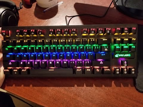 Unboxing Teclado Mecánico ZIYOU LANG !ECONOMICO!