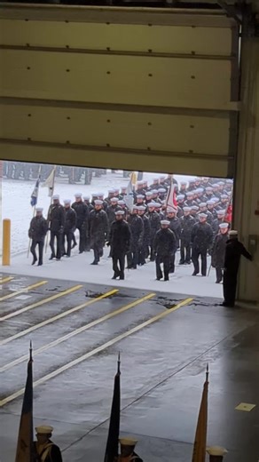 Navy Graduation Day: Exciting Garage Door Reveal