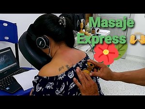 masaje express en silla ergonómica 🙌MASSAGE RELAX ASMR sst BIENESTAR LABORAL :) pausa saludable