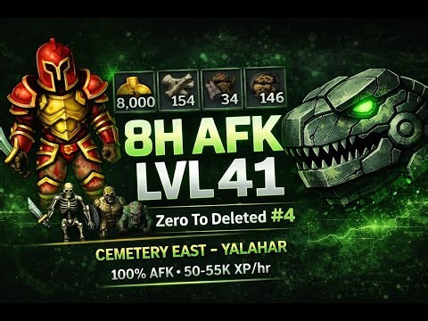 Tibia Bot Global | 8h 100% AFK – Zero To Deleted EP.4