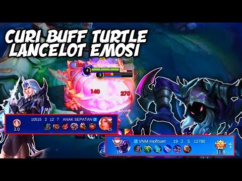 HELCURT CURI BUFF & TURTLE || buat Lancelot emosi || Mobile Legends