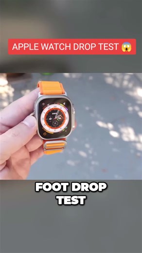 Apple watch drop test by TechRax on YT #Apple #AppleWatch #DropTest