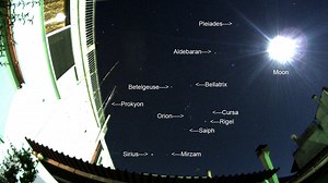 Moon, Illuminated 93,2% (8 October 2017)