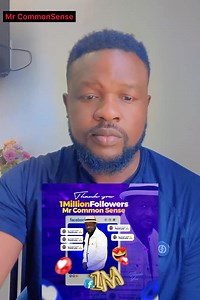 1 million followers Giveaway special. The Stories never told. The lessons. Mr Common sense shares | Mr. Common Sense