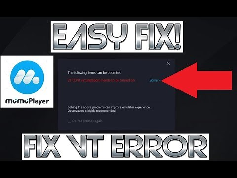 How to Fix MuMu Android Emulator Enable-VT Error and BSOD