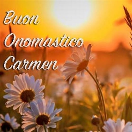 16 luglio 2024: buon onomastico Carmelo, Carmela, Carmine e Carmen