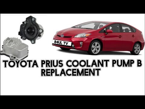 2013 TOYOTA PRIUS COOLANT PUMP B REPLACEMENT