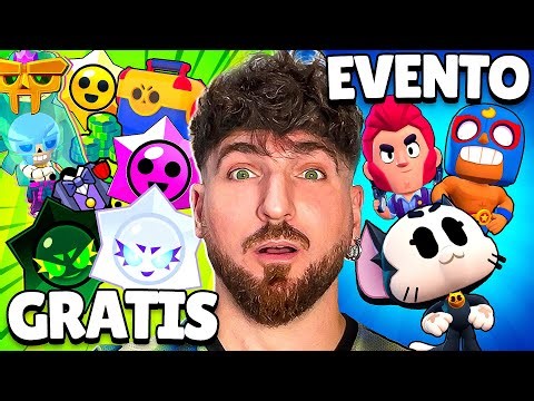 RECOMPENSAS!!! SKIN DE HIPERCARGA GRATIS !!! BRAWLERS CABEZONES Y MAS... NUEVO EVENTO DE BRAWL STARS