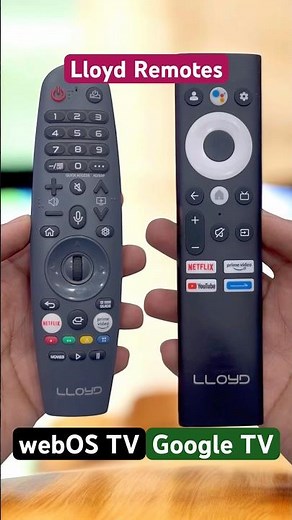Lloyd TV Remote | LG webOS Lloyd TV Remote | Lloyd Google TV Remote 🔥