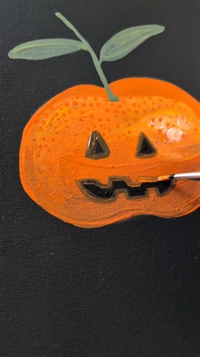 Paint A Clementine Jack-o'-lantern With Me 🍊🎃