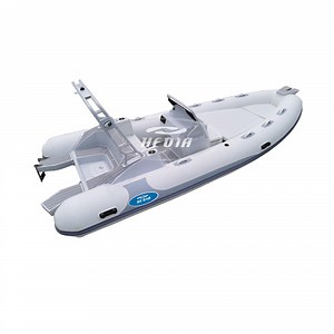 [Hot Item] Rib Boat 520 Hypalon Deep V Hull Semi Rigide Bateau Middle Console Boat Dinghy Barca 17FT