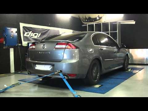 Reprogrammation moteur Renault Laguna GT dci 180cv @ 205cv dyno digiservices