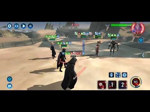 SLKR vs PKHO (Vane Cron) GAC 3v3 Swgoh