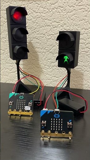3D Printed Micro:Bit Traffic Lights