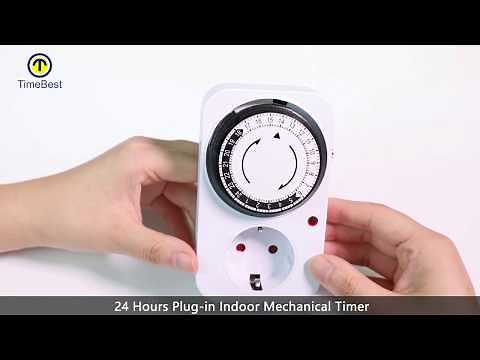 [Timer Manufacturer] How to Use the 24 Hours Plug-in Mechanical Timer?