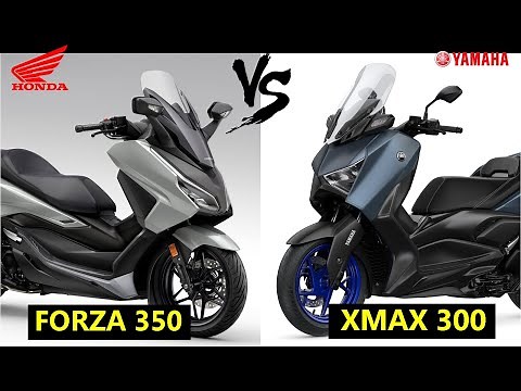 Honda Forza 350 vs Yamaha XMAX 300 |2023 version Comparison |TM