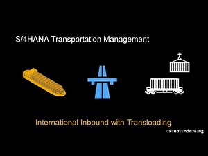 SAP S/4HANA Transportation Management - International Inbound with Transloading