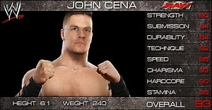 John Cena | WWE SmackDown vs. Raw 2009 Roster