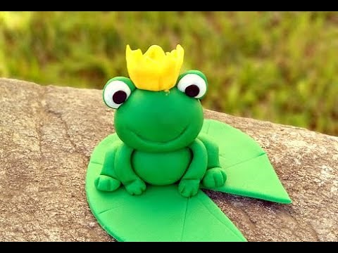 How to make a frog from martipan, fondant, sugarpaste, gumpaste