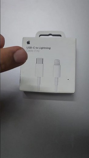 Apple Lightning to USB type C charging cable first look & impressions #unboxing #apple #tech #new