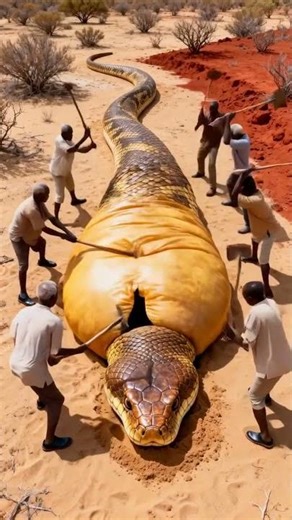 새끼 강아지를 노리는 거대한 비단뱀의 습격, 벗어날 수 있을까? 😳🐍🐶Can Dog Escape Python’s Attack?