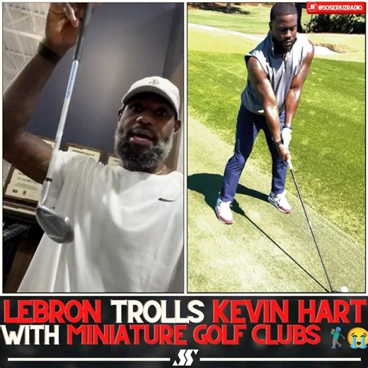 LEBRON REALLY OUT HERE DOING KEVIN HART DIRTY!