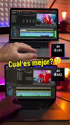 Macbook Air M1 y M2: Edición de Video Comparativa