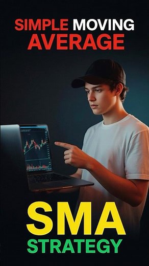 Simple Moving Average (SMA) Explained in 1 Minute | Trading for Beginners #trading #stockmarket