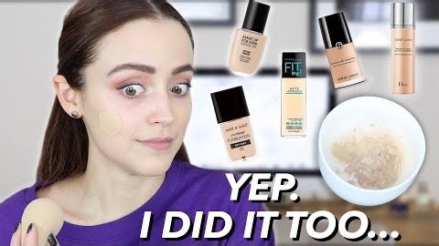 【Kathleen Lights】20180209 混合我所有的粉底液 上脸会怎么样？