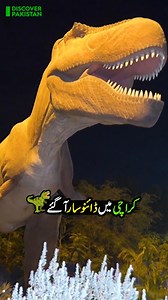 کراچی میں ڈائنو سار آ گئے 🦖 Dinosaurs in Karachi #Dinosaurs #karachi #park #viralreelsシ #discoverpakistan | Discover Pakistan
