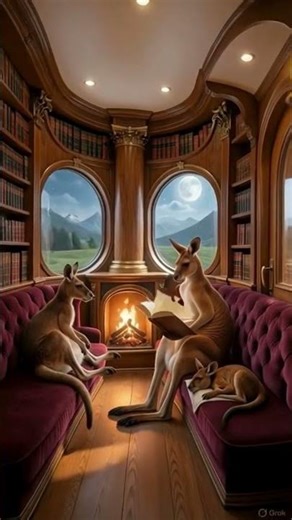 This Kangaroo Never Stops Moving #shorts #kangaroo #cinematic #animation #looping #visualjourney