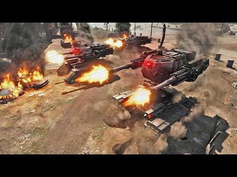 NEW UNIT! AMAZING MOD! Super Heavy Terminator Tank Vs Resistance Army