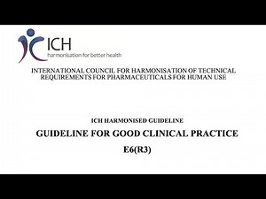 ICH GCP E6 R3 UPDATE