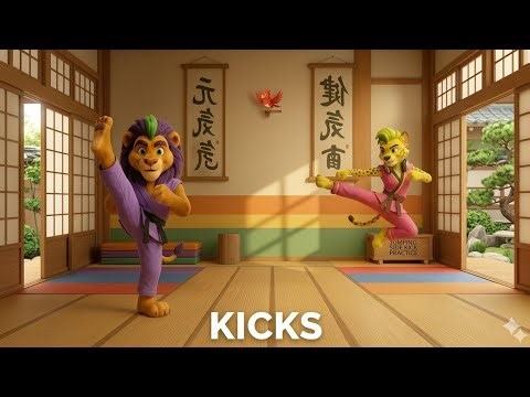 Master Karate Todd's White Belt PE Class Kicks