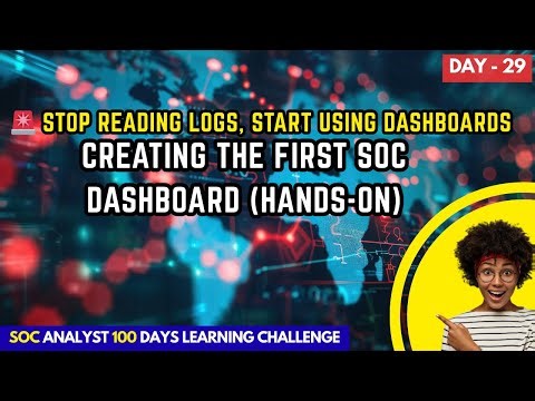 Day 29 | SIEM Dashboards Explained | How To Create SIEM Dashboard | Splunk Dashboard Hands-on