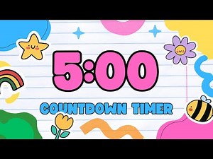 5 Minute Timer with Relaxing Music and Alarm