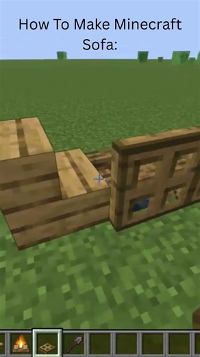 How to make sofa in minecraft?