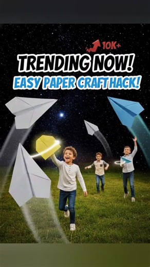 “Flying high with creativity ✈️🎨”How to make a fast flying paper plane ✈️ #viral #ytshorts #origami