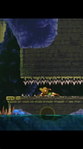 Traps on traps on traps… but… she’s not stepping on any of them 🧠🗡️😌 #metroidvania #gaming #rpg #2d