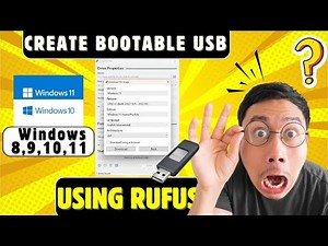How to Create Bootable USB for Windows 11 Using Rufus | Step-by-Step Tutorial (2025)
