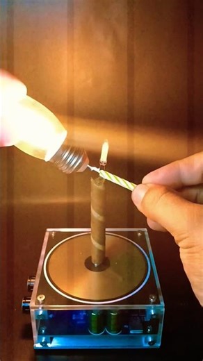 Lightning Power ⚡ #teslacoil #experiment #highvoltage #science