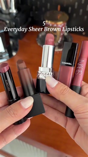 5 Sheer Brown Lipsticks for Everyday Elegance