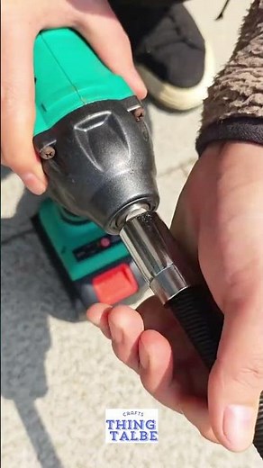 Using a heavy duty flexible extension shaft to navigate tight angles with power tools