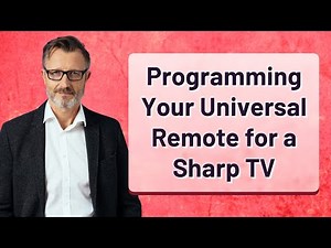 Programming Your Universal Remote for a Sharp TV