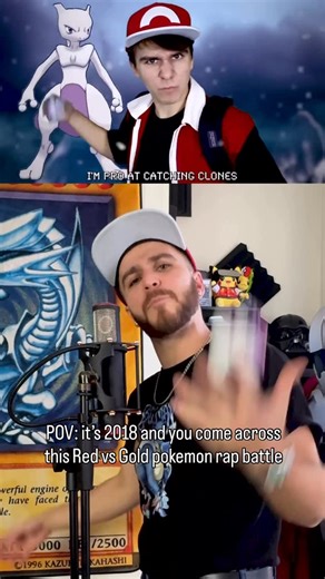 Cam Steady Stay Steady on Instagram: "Red vs. Gold rap battle #pokemon #pokemonfan #pokémon #pokemoncommunity #pokemontrainer #pokemonred #pokemongold #rapbattle battle"