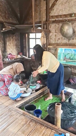 Your kitchen has a live fish pond! 🐟🏡 #Shorts