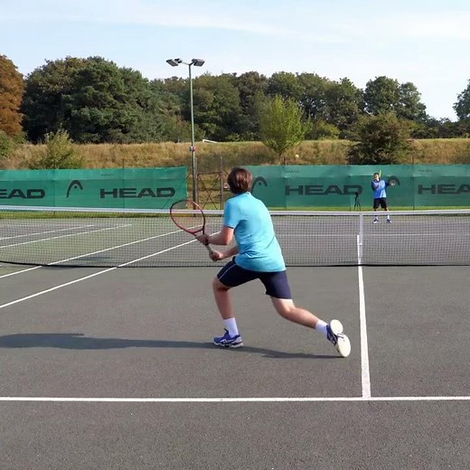 Tennis Volley Two-Step Footwork